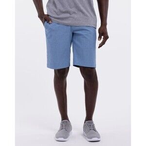 TRAVIS MATHEW Sand Harbor Light Blue Flat Front Shorts Size 40
